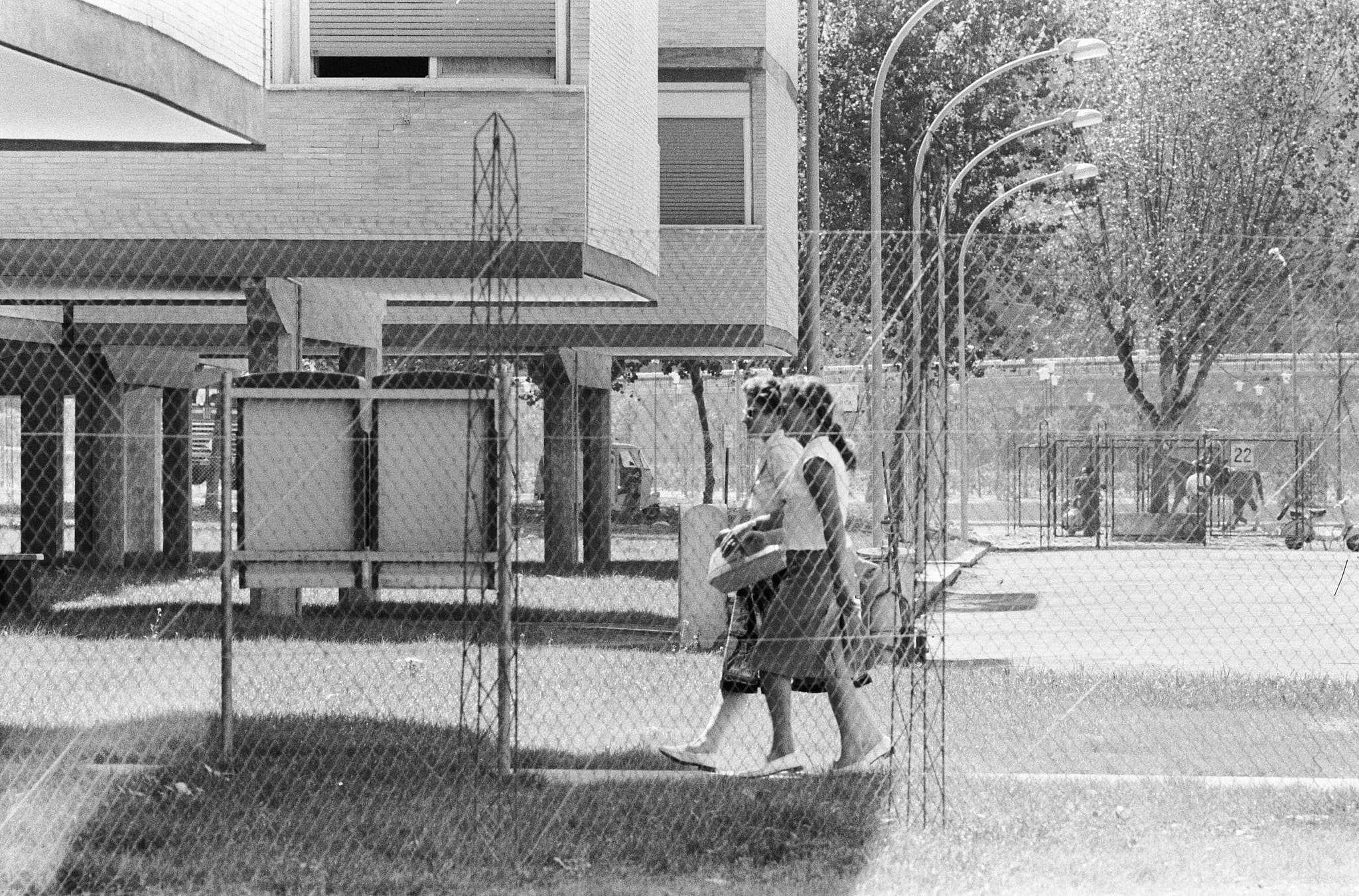 Rome, Italy, in 1960 — Olympische Spelen te Rome. Ingang Olympisch Dorp